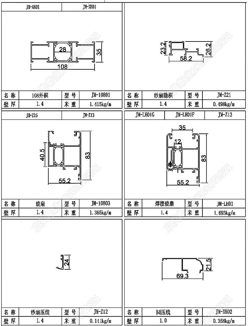 1.室内纱扇与窗框采用平框设计。